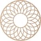 Ekena Millwork Cannes Wood Fretwork Pierced Ceiling Medallion, Alder, 32"OD x 11"ID x 1/4"T CMWP32X32X0250CNAL - alternate 2